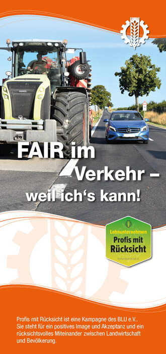 Titel Folder Fair im Verkehr